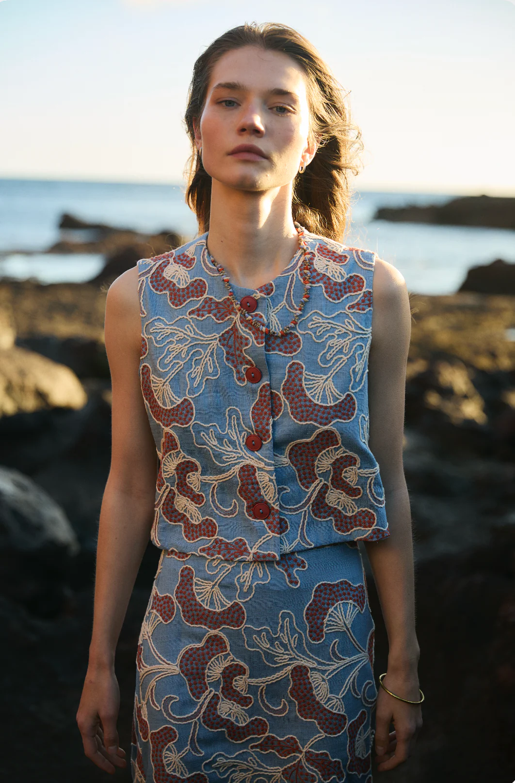 BLUE CORAL SKIRT - Image 5