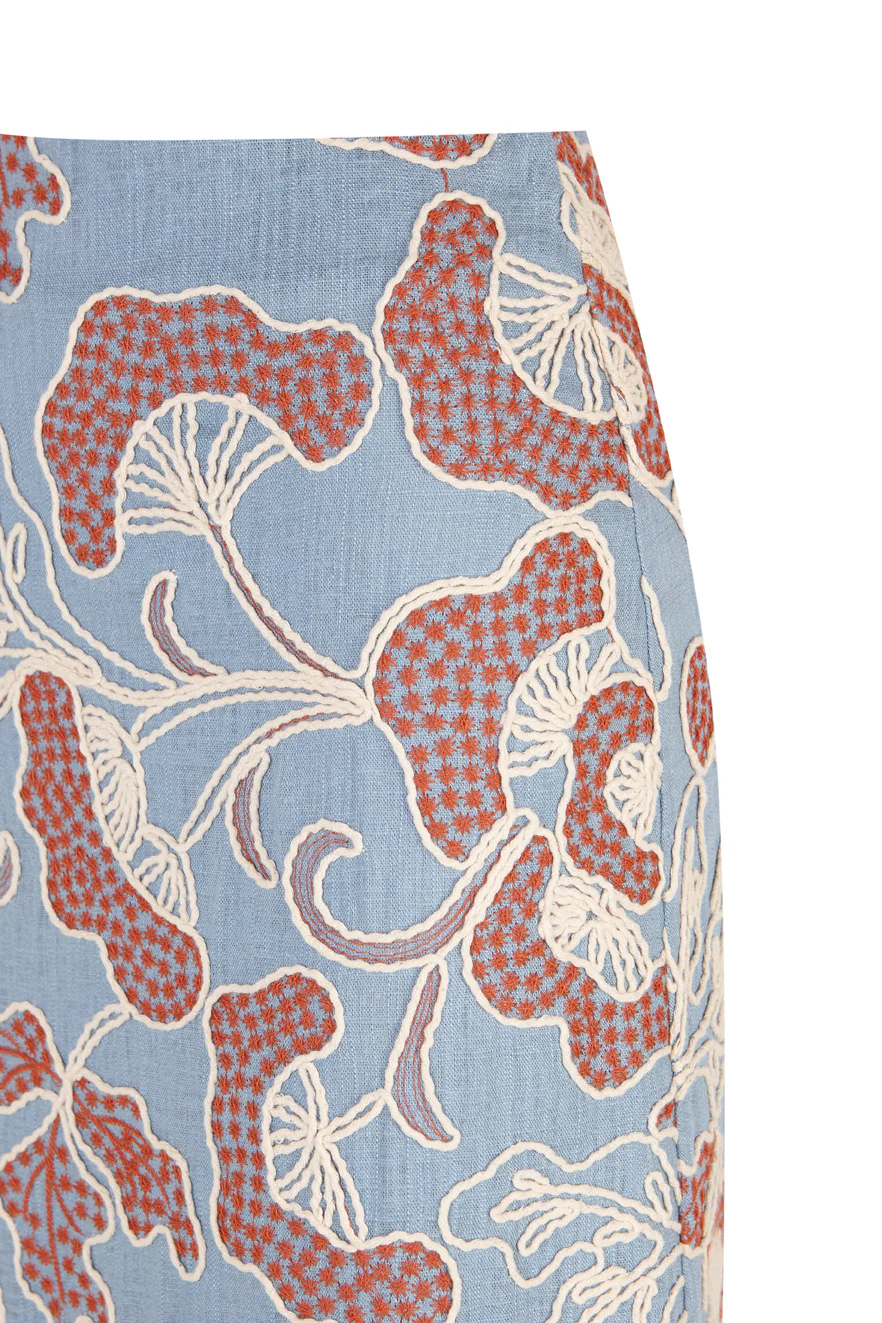 BLUE CORAL SKIRT - Image 6
