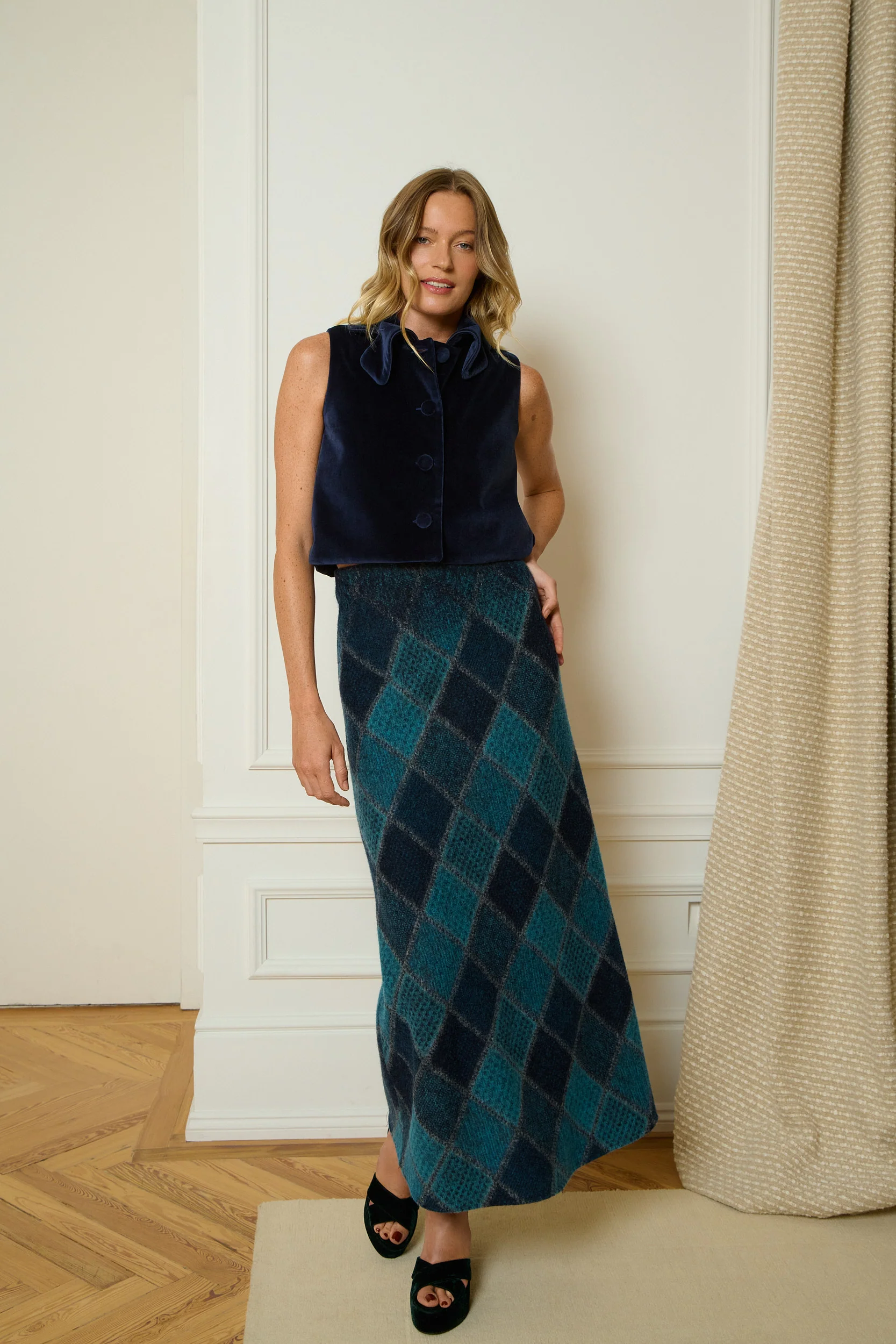 BLUE MARLOW VEST - Image 5